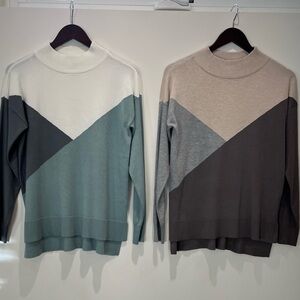 2 -Like new light-weight women’s sweaters. Both sold together for one price.